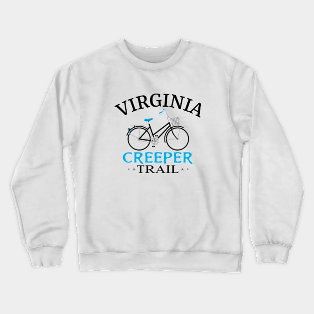 Virginia Creeper Trail Crewneck Sweatshirt by Mountain Morning Graphics